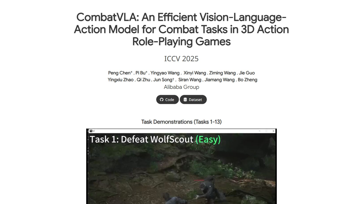 CombatVLA - 淘天集团推出的3D游戏专用视觉-语言-动作模型