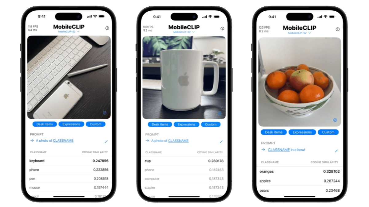MobileCLIP2 - 苹果开源的端侧多模态模型