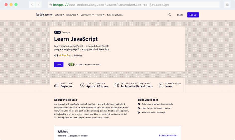 9个免费学习JavaScript的网站和教程[2023最新推荐] | 学吧导航